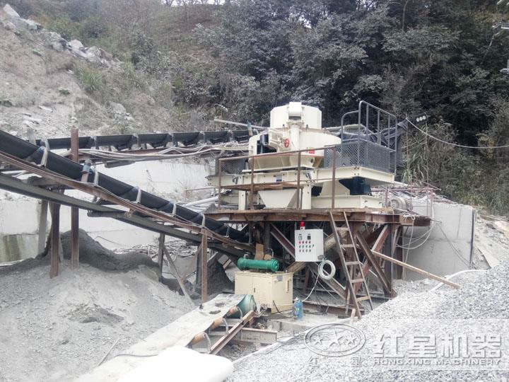 甘肅天水制砂碎石生產線，產量高，粒度好
