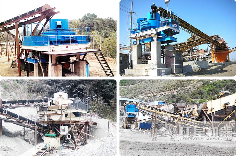 各地用戶的制砂廠生產(chǎn)線現(xiàn)場，歡迎就近考察