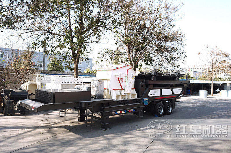 反擊破移動碎石車，出料整齊度高，粒形好