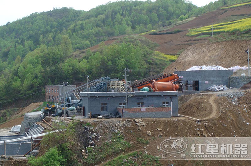 棒磨制砂機作業現場