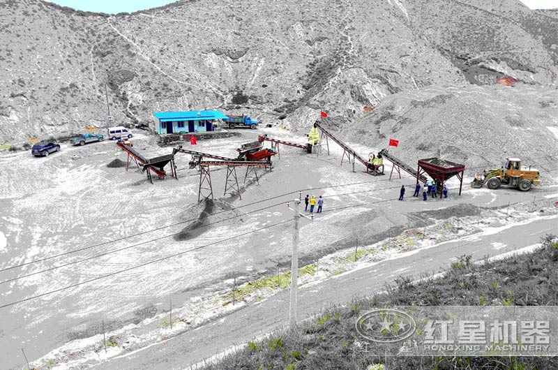 機制砂生產現場